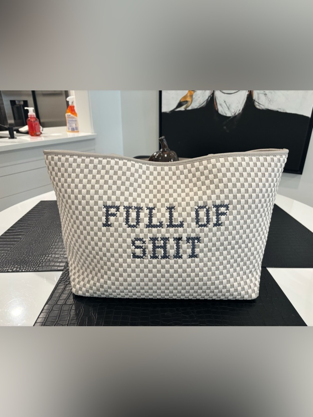 New Lilly Loves Full of Ship Punny Comfortable Tote Bag